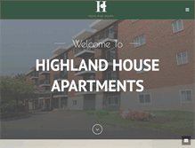 Tablet Screenshot of highlandhouseapartments.com